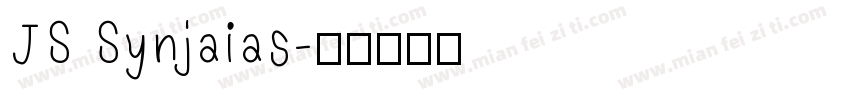 JS Synjaias字体转换